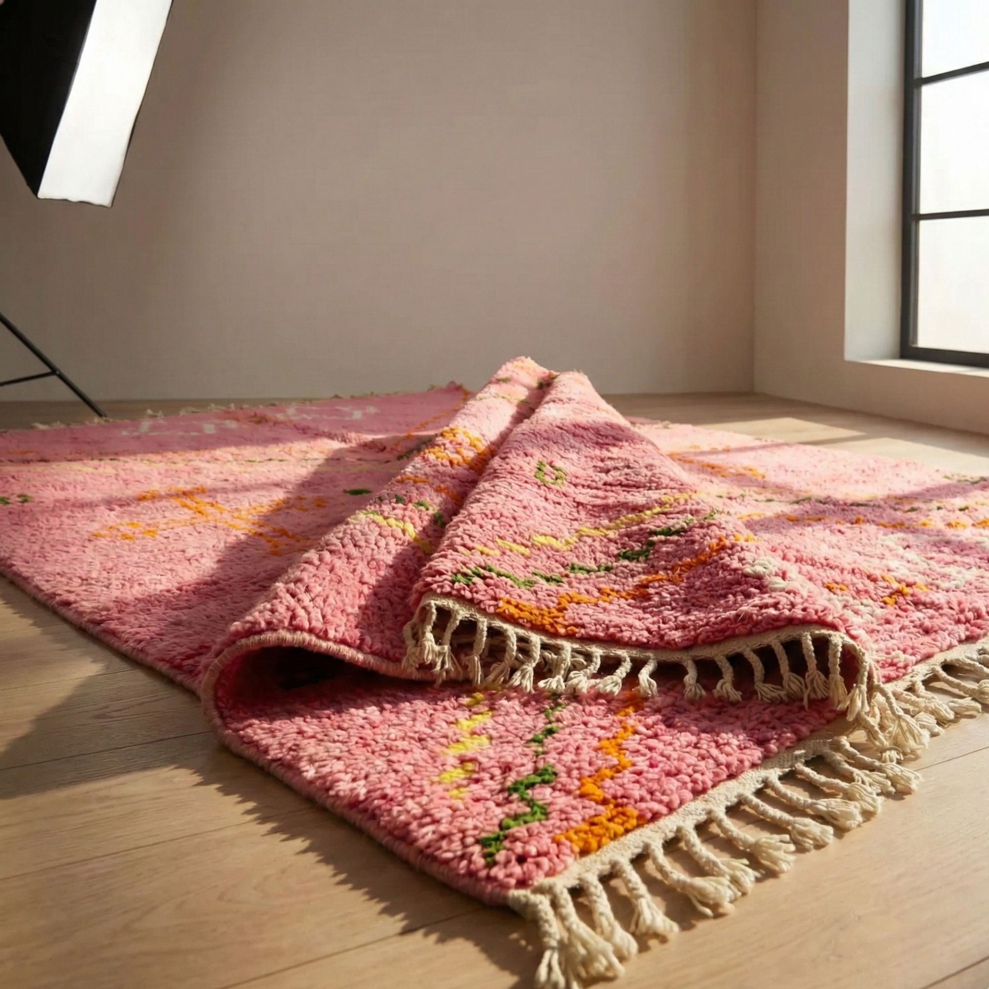 Beni Ourain Moroccan — Moroccan Beni Ourain Rug — Blush Beni